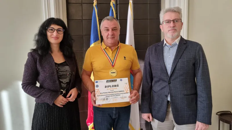 Diplomă pentru susținerea sportului