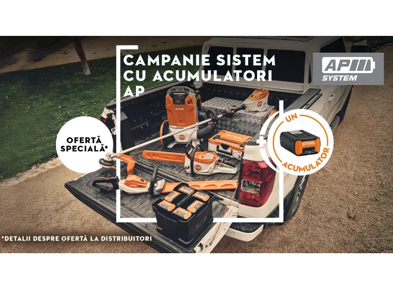 CAMPANII SISTEM CU ACUMULATORI STIHL AP.