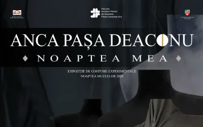 Vernisaj „Noaptea mea” — costume experimentale de Anca Pașa Deaconu la Muzeul de Artă Populară Constanța (23 mai 2026, ora 21:00)