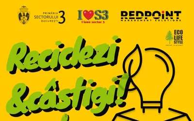 „Reciclezi și câștigi”, doar în Sectorul 3