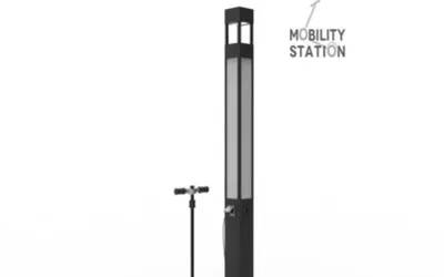 Stație de Încărcare Trotinete Electrice alimentată la rețea