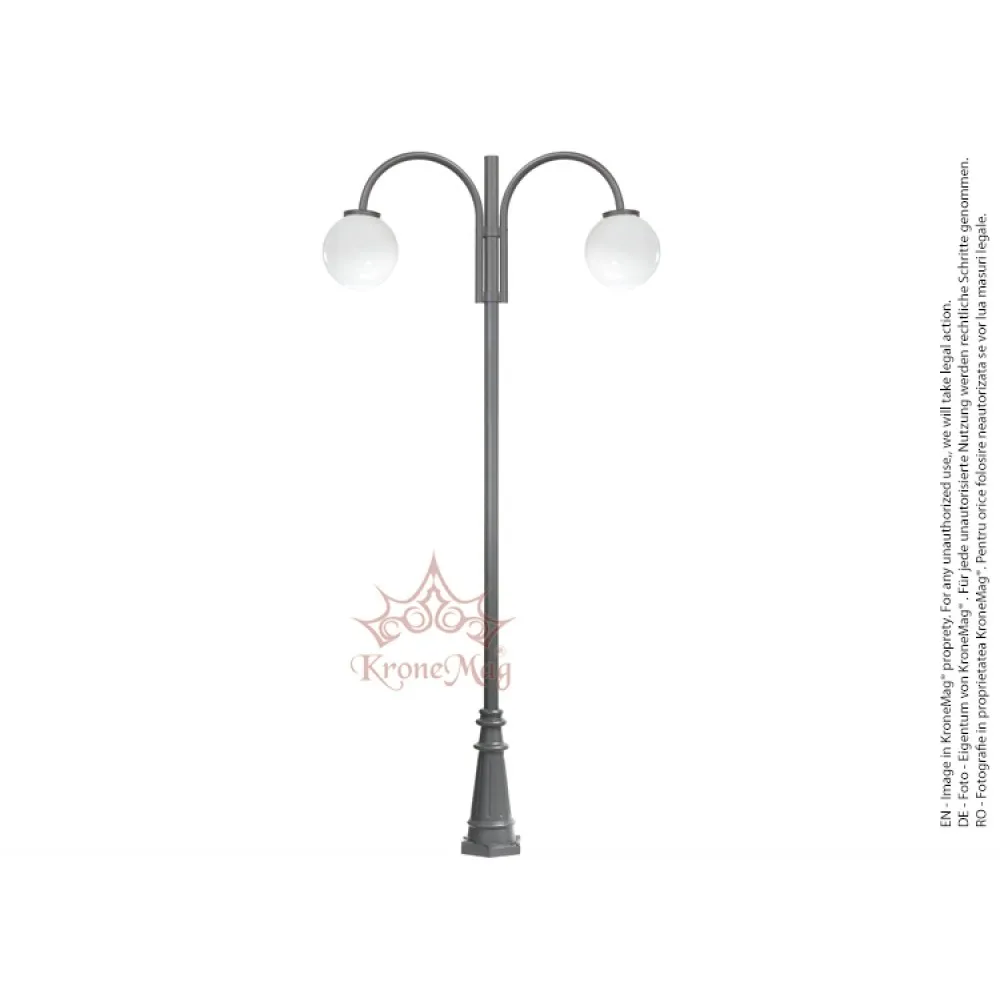 Stâlpi de Iluminat Metalici pentru Parcuri BL134-2C