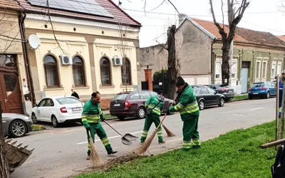Prima săptămână a campaniei de curățenie de primăvară a vizat  zona centrală a orașului