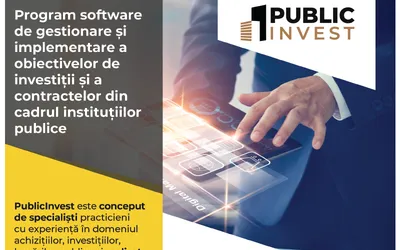 PublicInvest - Program software de gestionare și implementare a obiectivelor de investiții și a contractelor din cadrul instituțiilor publice