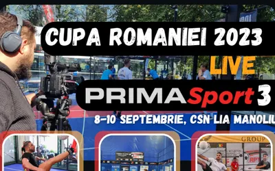 Fii fan Padbol România! Urmărește-ne live pe PRIMA SPORT 3 la Cupa Romaniei!