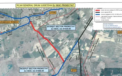 A fost emisă Autorizația de construire pentru modernizarea drumului între Șag și Sânmihaiu Român