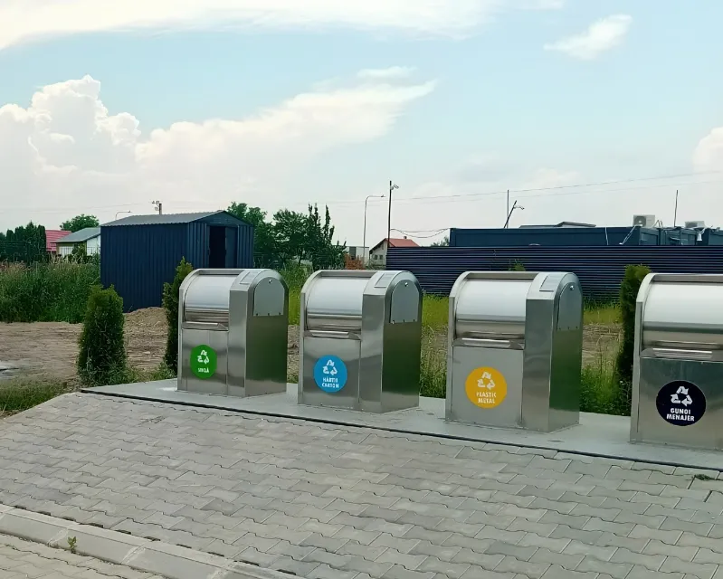 Două platforme subterane de colectare selectivă finalizate la Brașov- o soluție pentru infrastructura de salubritate