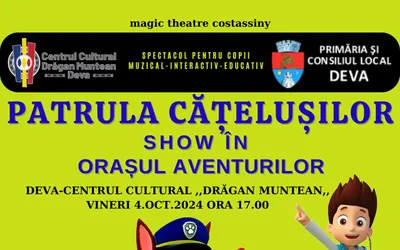 ,,Patrula Cățelușilor în Orașul Aventurilor” – O aventură de neuitat!