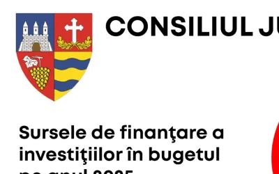 Bugetul pe anul 2025 al Consiliului Judeţean Arad: 945 de milioane de lei, 70% merg spre investiții
