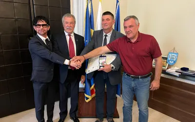 Cosmonautul Farkas Bertalan, oaspete de onoare al Devei