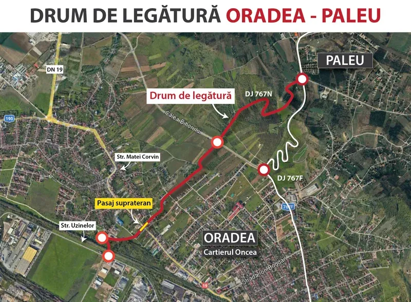 Consiliul Județean Bihor: 98% finanțare europeană pentru Pasajul Matei Corvin