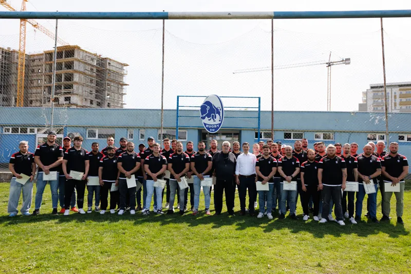 ”Zimbrii ”de la CSM Știința Baia Mare, distinși de președintele Consiliului Județean Maramureș, Ionel Bogdan