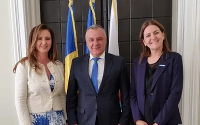 Întâlnire cu Anna Riatti, reprezentant UNICEF în România și Natalia-Elena Intotero, ministrul Familiei, Tineretului și Egalității de Șanse