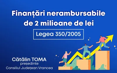 Finanțări nerambursabile de la Consiliul Județean Vrancea pentru ONG-uri: 15  proiecte admise la finanțare în urma evaluării