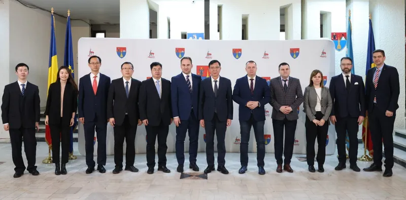 O DELEGAȚIE DIN PROVINCIA SHANDONG (REPUBLICA POPULARĂ CHINEZĂ), PRIMITĂ  LA CONSILIUL JUDEȚEAN MARAMUREȘ