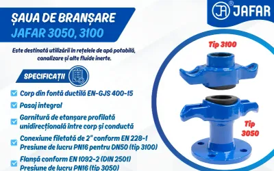 Șa de branșare JAFAR 3050, 3100