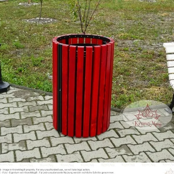 Coș Gunoi Metalic, Stradal URBAN 10.ALBA