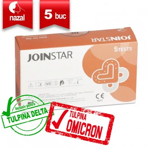 Set 5 Teste Rapide Antigen Lateral Nazal Joinstar