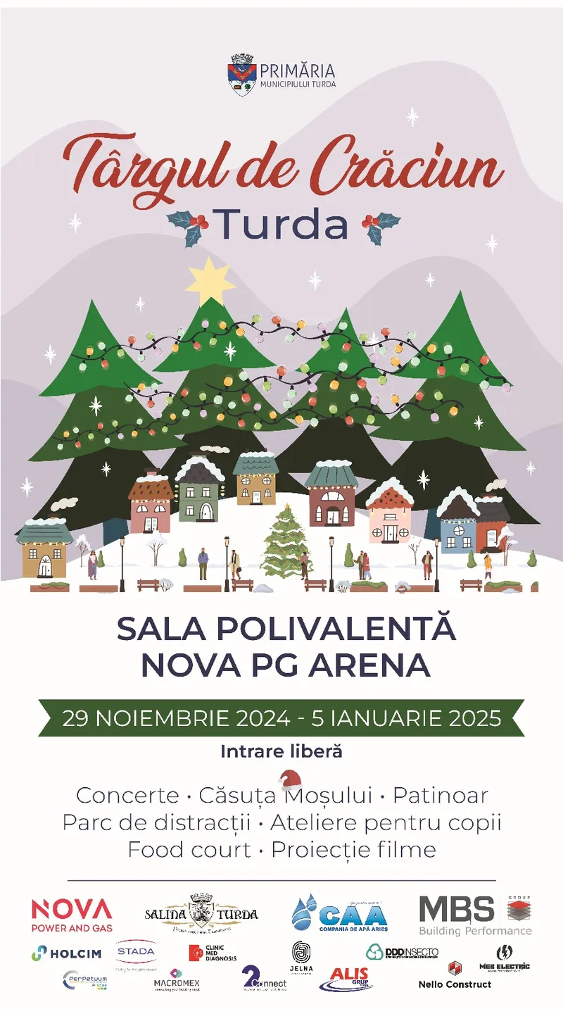 Magia Târgului de Crăciun ajunge la Turda!