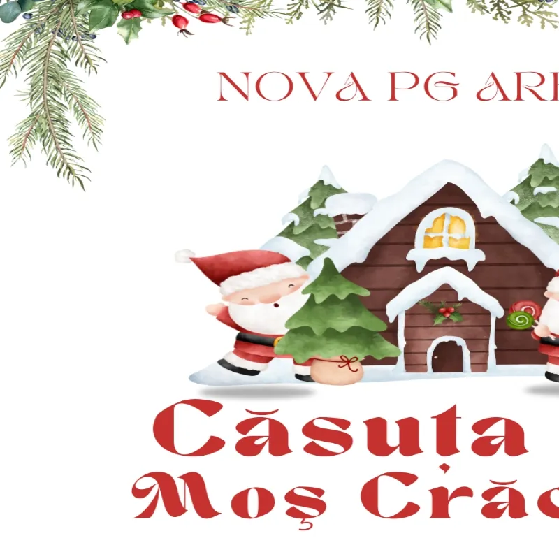 CĂSUȚA LUI MOȘ CRĂCIUN – un tărâm de basm la Nova PG Arena