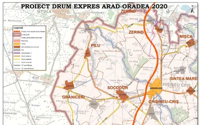 Drumul Expres Arad-Oradea, la etapa studiului de fezabilitate