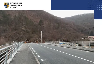 Consiliul Județean a finalizat construirea noului pod din Someșu Rece