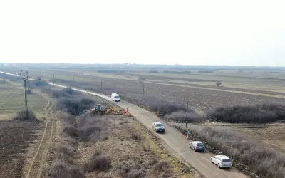 Iustin Cionca, președintele Consiliului Județean Arad: „În prezent, se lucrează pe toate cele cinci șantiere ale drumurilor din nordul județului”