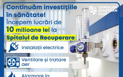 Au început lucrările, cu finanțare europeană, pentru creșterea siguranței pacienților Spitalului de Recuperare