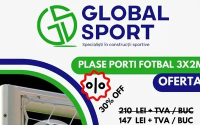 Plase porți fotbal 3x2 M
