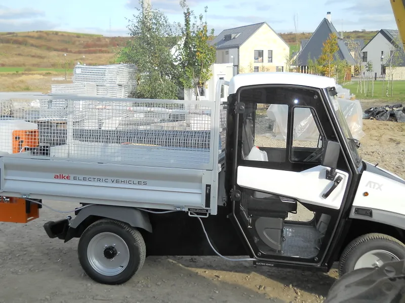 Camioneta 100 % electrică ALKE ATX330E livrată la Colina Nouă la început de octombrie 2021