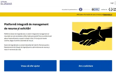SPRIJIN DE URGENȚĂ. Secțiune nouă în platforma de sprijin pentru refugiații din Ucraina