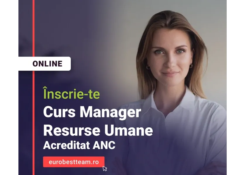 Curs Acreditat CAFFPA Manager Resurse Umane  26 mai – 18 iunie 2026