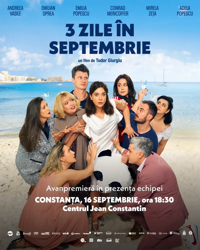 Proiecție specială „3 zile în septembrie” la Centrul „Jean Constantin” — 16 septembrie 2026, sesiune Q&A