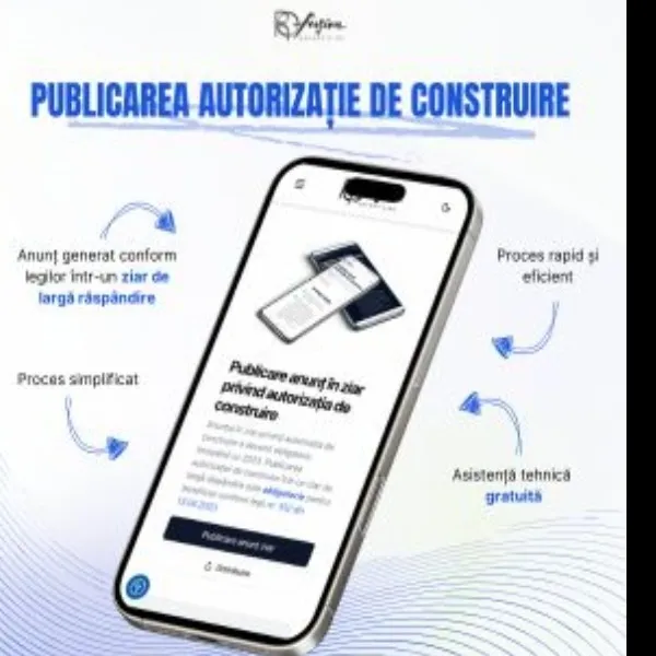 Publicare anunt autorizatie de construire in ziar