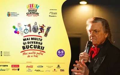 Întâlnire cu Florin Piersic la Zilele Clujului: joi, 6 octombrie, ora 19:00, în inima orașului - Piața Unirii - la evenimentul Teatrul, dragostea mea