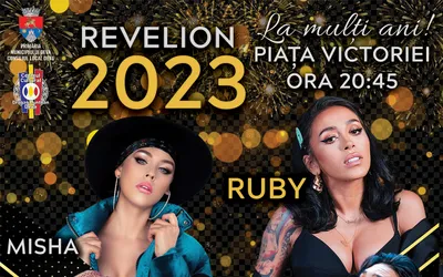 REVELION ÎN AER LIBER. Deva trece în 2023 cu Ruby!