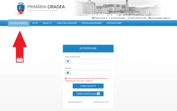 Implică-te pentru un cartier mai bun! Intră pe activ.oradea.ro și  votează proiectul preferat!