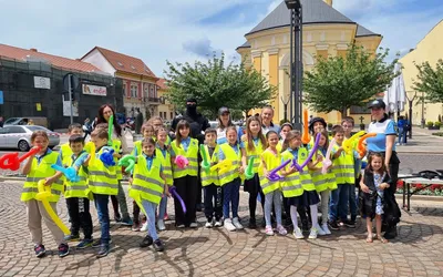 Ziua Poliției Locale, sărbătorită alături de copii, în Piața Unirii