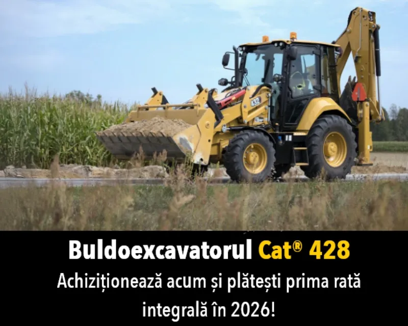 Descoperă un utilaj creat pentru performanță constantă în cele mai grele condiții, acum cu noua ofertă de finanțare prin Cat® Financial: