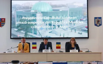 Delegație din Moldova, în vizită la Arad