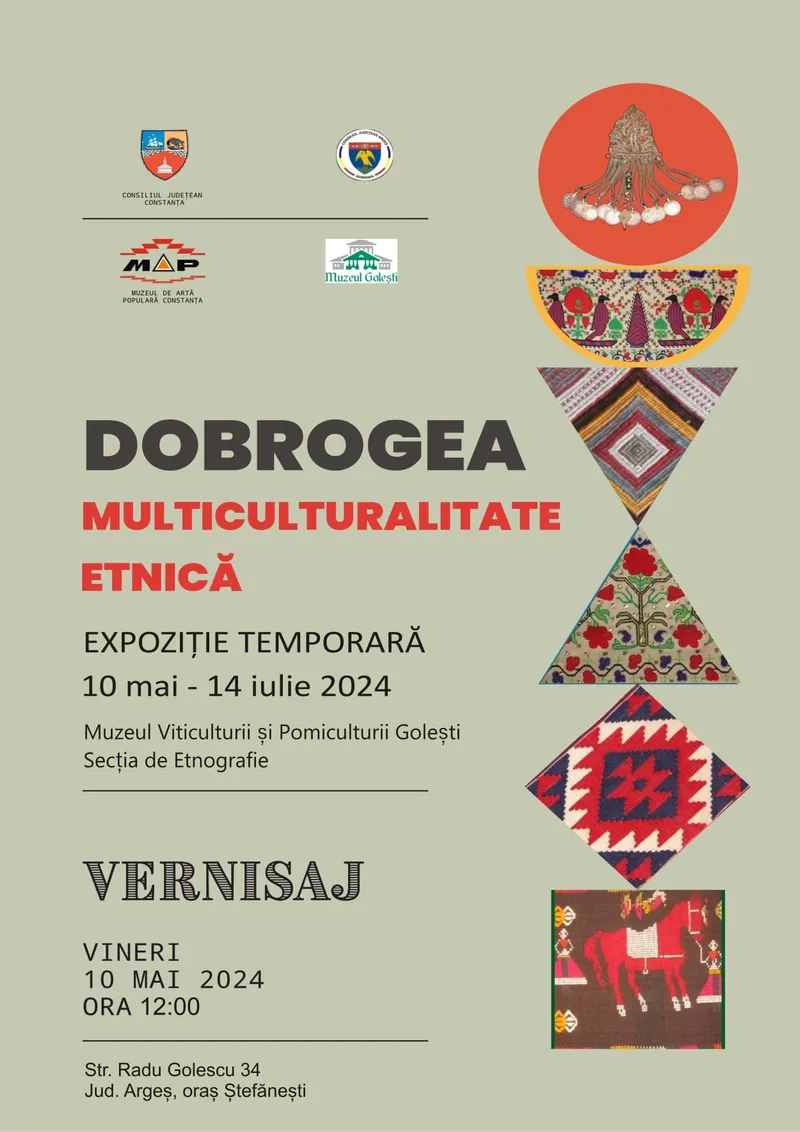 Muzeul de Artă Populară Constanța organizează expoziția „Dobrogea - multiculturalitate etnică”
