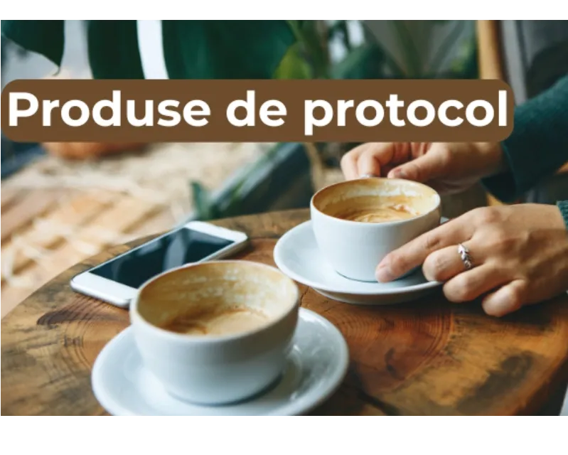 Produse de protocol pentru întâlniri, ședințe și evenimente organizate intern