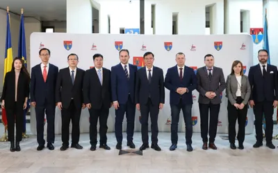 O DELEGAȚIE DIN PROVINCIA SHANDONG (REPUBLICA POPULARĂ CHINEZĂ), PRIMITĂ  LA CONSILIUL JUDEȚEAN MARAMUREȘ