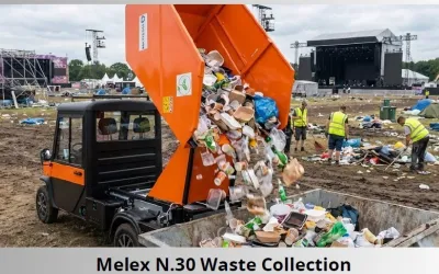 Autobasculanta electrica MELEX N30.CL pentru colectare deseuri