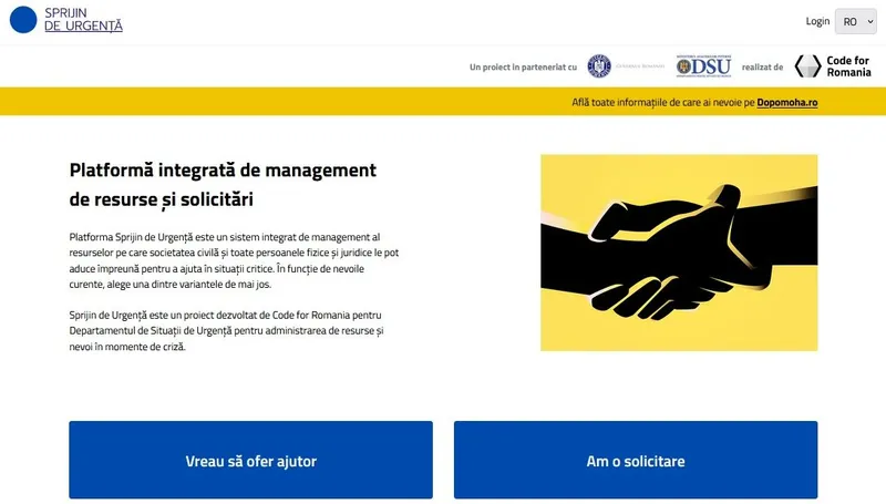 SPRIJIN DE URGENȚĂ. Secțiune nouă în platforma de sprijin pentru refugiații din Ucraina