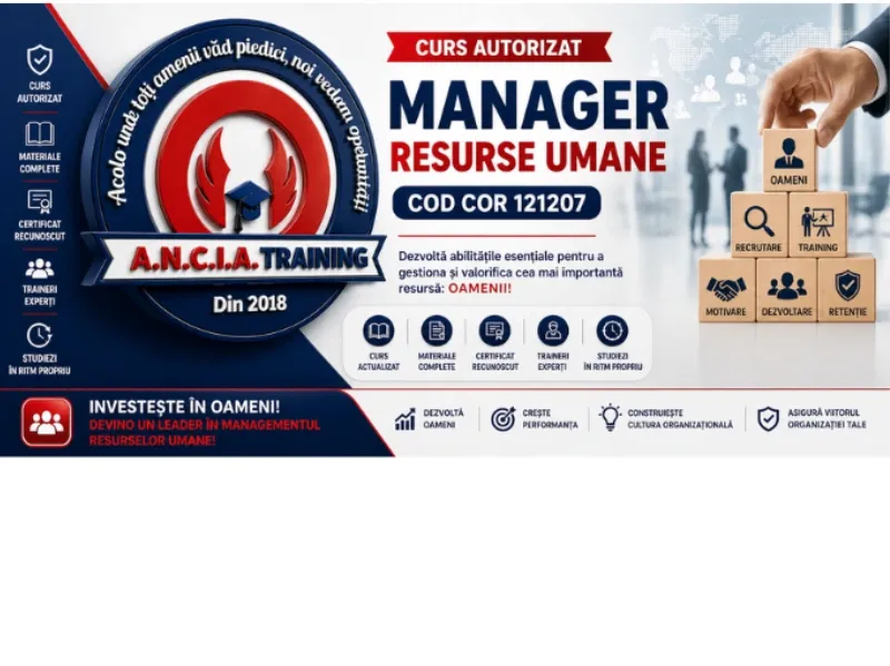 Manager Resurse Umane – cod COR 121207