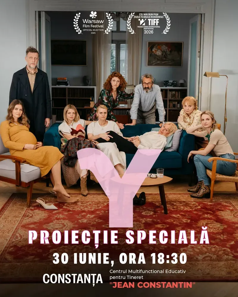 Proiecție specială a filmului românesc „Y” la Centrul „Jean Constantin” – 30 iunie 2026, ora 18:30