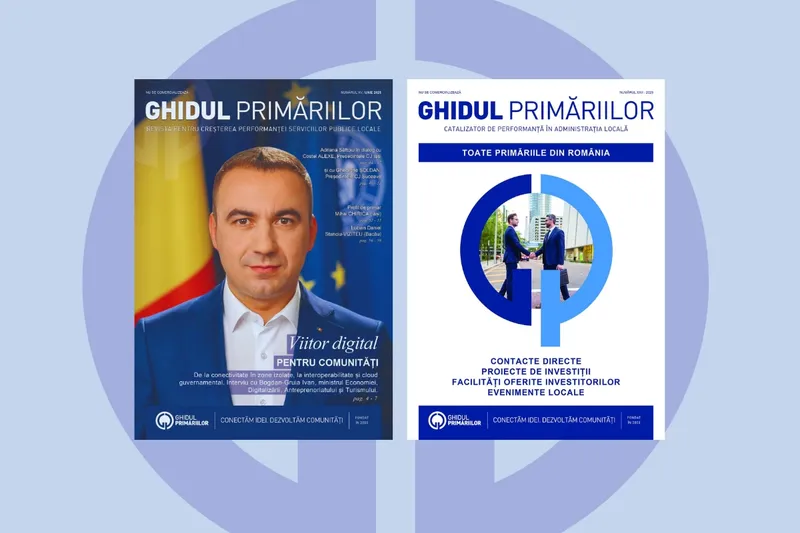 Revista Ghidul Primăriilor, Numărul XV și Catalogul Ghidul Primăriilor, Numărul XXII, au fost lansate la Iași, în cadrul SUMMITULUI Primăriilor 2025