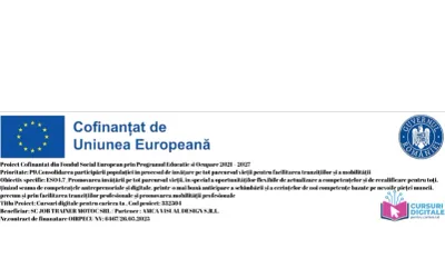 Dezvoltarea competențelor digitale și a cunoștințelor de securitate cibernetică în cadrul proiectului „Cursuri digitale pentru cariera ta!”