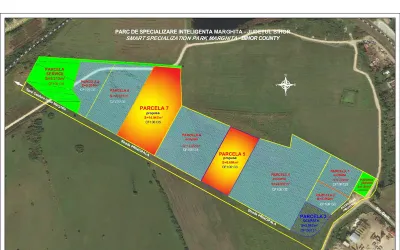 Consiliul Județean Bihor lansează licitații pentru concesionarea a 7 parcele în Parcurile de Specializare Inteligentă din Aleșd, Beiuș, Marghita și Ștei